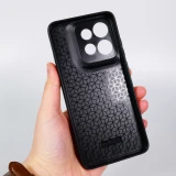 Motorola Moto S50 Case Hülle - Silikon schwarz Violetter silberner Marmor