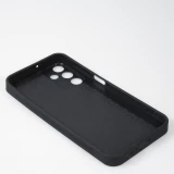Coque Samsung Galaxy A16 - Silicone rigide noir Valentine 2024 Ourson rose