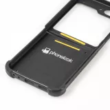 Samsung Galaxy Z Flip5 Case Hülle - Silikon schwarz Frankreich 2026 personalisierbares Fussballtrikot