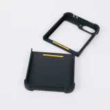 Coque Samsung Galaxy Z Flip6 - Silicone rigide noir Zen Tiger