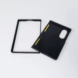 Coque Samsung Galaxy Z Fold8 - Silicone rigide noir Valentine 2023 three minimalist hearts