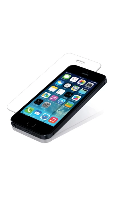 Tempered Glass iPhone 5/5s / SE (2016) - Vitre de protection d'écran plate en verre trempé