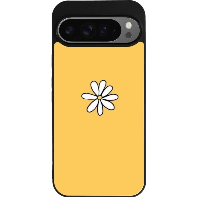 Google Pixel 9 Pro XL Case Hülle - Silikon schwarz Easter 2023 daisy