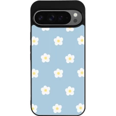 Google Pixel 9 Pro XL Case Hülle - Silikon schwarz Easter 2024 daisy flower