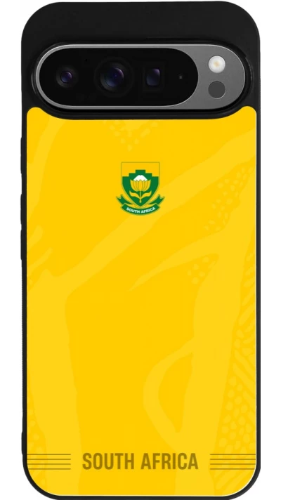 Google Pixel 9 Pro XL Case Hülle - Silikon schwarz Südafrika 2026 personalisierbares Fussballtrikot