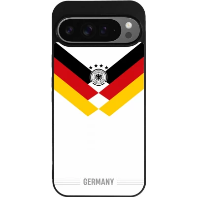 Google Pixel 9 Pro XL Case Hülle - Silikon schwarz Deutschland 2026 personalisierbares Fussballtrikot