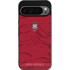 Google Pixel 9 Pro XL Case Hülle - Silikon schwarz Südkorea 2026 personalisierbares Fussballtrikot