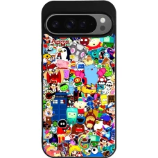 Google Pixel 9 Pro XL Case Hülle - Silikon schwarz Mixed cartoons