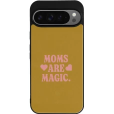 Google Pixel 9 Pro XL Case Hülle - Silikon schwarz Mom 2026 Are Magic