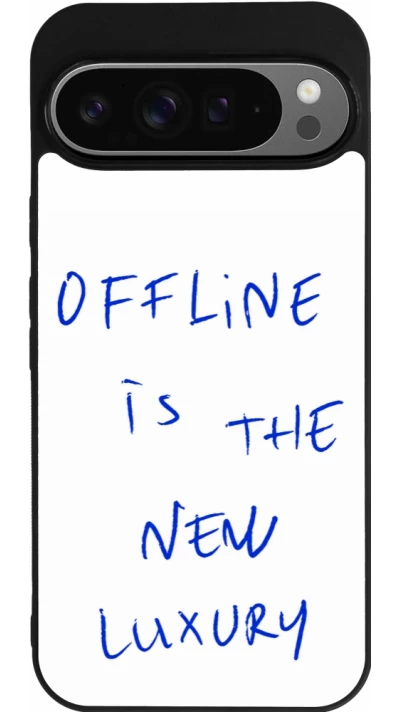 Google Pixel 9 Pro XL Case Hülle - Silikon schwarz Offline is the new luxury