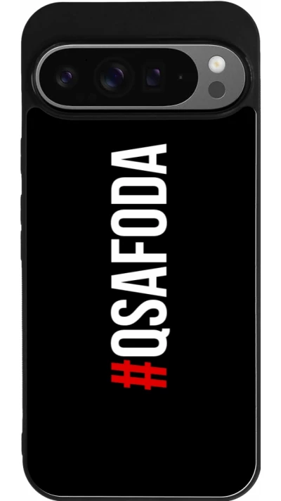Google Pixel 9 Pro XL Case Hülle - Silikon schwarz Qsafoda 1