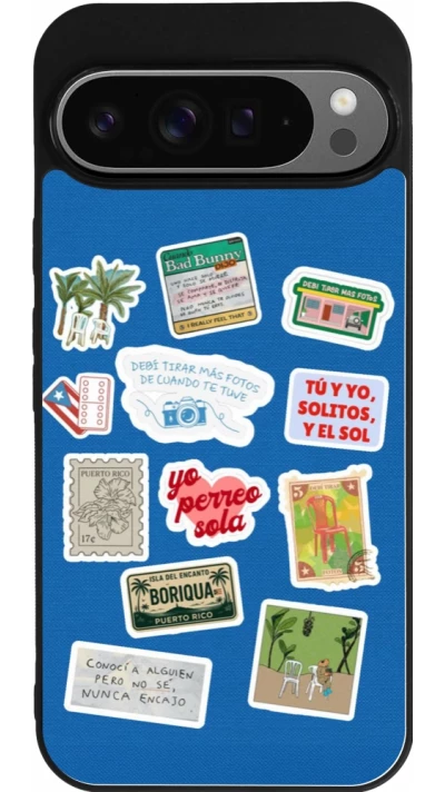 Google Pixel 9 Pro XL Case Hülle - Silikon schwarz Seals of the Dominican Republic DTMF