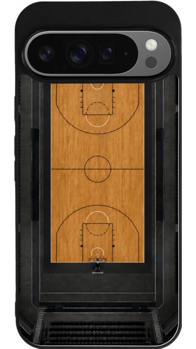 Google Pixel 9 Pro XL Case Hülle - Silikon schwarz Sports 2026 Basketball