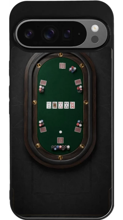 Google Pixel 9 Pro XL Case Hülle - Silikon schwarz Sports 2026 Poker