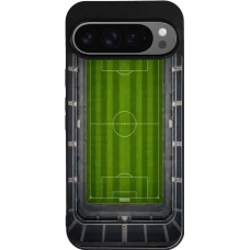Google Pixel 9 Pro XL Case Hülle - Silikon schwarz Sports 2026 Soccer