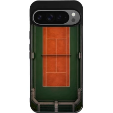 Google Pixel 9 Pro XL Case Hülle - Silikon schwarz Sports 2026 Tennis