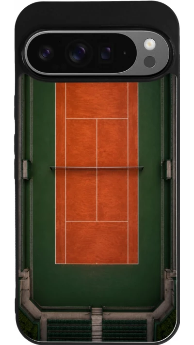 Google Pixel 9 Pro XL Case Hülle - Silikon schwarz Sports 2026 Tennis