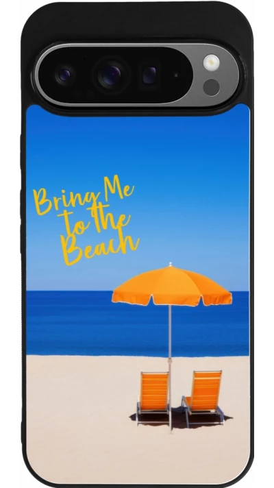 Coque Google Pixel 9 Pro XL - Silicone rigide noir Summer 2025 Bring me to the beach