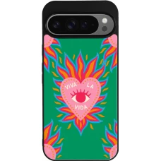 Google Pixel 9 Pro XL Case Hülle - Silikon schwarz Viva la vida 2026