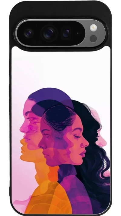 Coque Google Pixel 9 Pro XL - Silicone rigide noir Womens day 2026 10