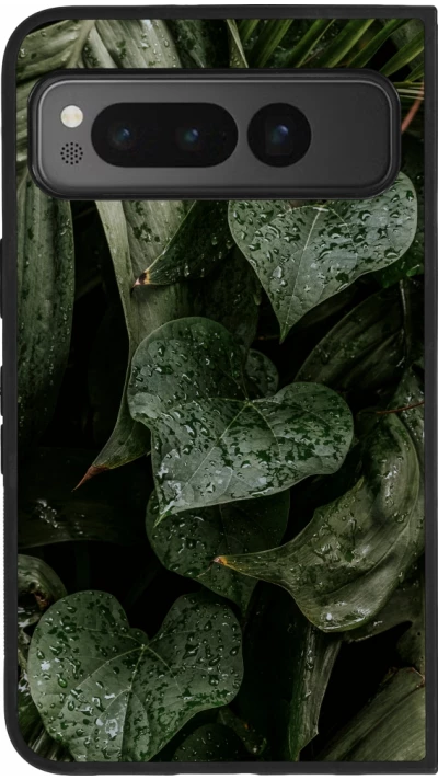 Google Pixel Fold Case Hülle - Silikon schwarz Spring 23 fresh plants