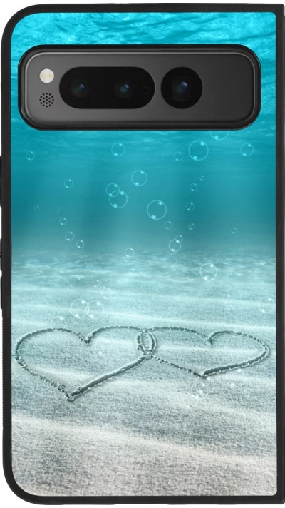 Google Pixel Fold Case Hülle - Silikon schwarz Summer 18 19