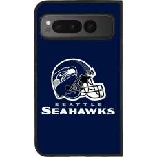Google Pixel Fold Case Hülle - Silikon schwarz Super Bowl 26 Seattle 3