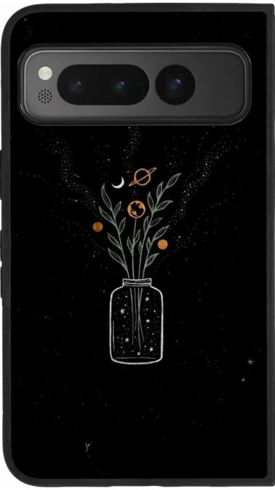 Google Pixel Fold Case Hülle - Silikon schwarz Vase black