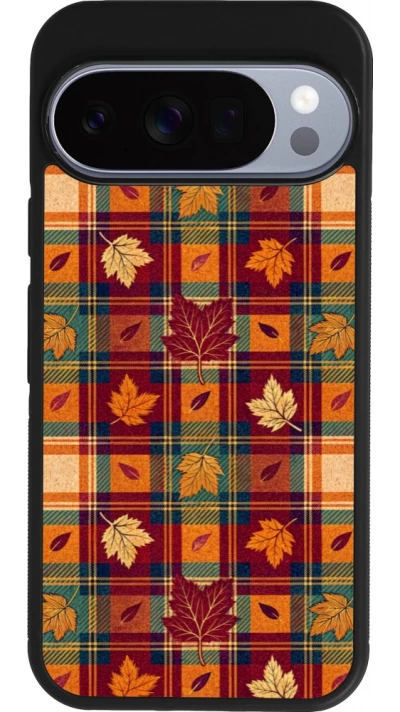Coque Google Pixel 10 / Pixel 10 Pro - Silicone rigide noir Autumn 26 Autumn pattern