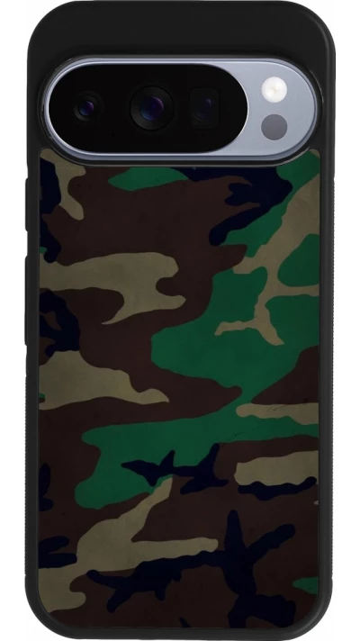 Google Pixel 10 / Pixel 10 Pro Case Hülle - Silikon schwarz Camouflage 3