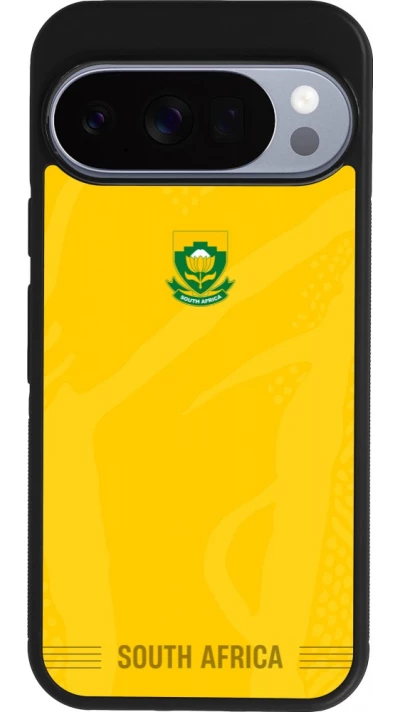 Google Pixel 10 / Pixel 10 Pro Case Hülle - Silikon schwarz Südafrika 2026 personalisierbares Fussballtrikot