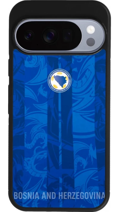 Google Pixel 10 / Pixel 10 Pro Case Hülle - Silikon schwarz Bosnien und Herzegowina 2026 personalisierbares Fussballtrikot