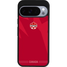 Google Pixel 10 / Pixel 10 Pro Case Hülle - Silikon schwarz Kanada 2026 personalisierbares Fussballtrikot