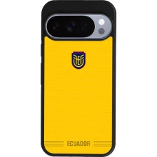 Google Pixel 10 / Pixel 10 Pro Case Hülle - Silikon schwarz Ecuador 2026 personalisierbares Fussballtrikot