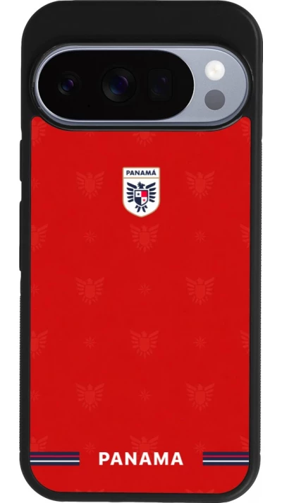 Google Pixel 10 / Pixel 10 Pro Case Hülle - Silikon schwarz Panama 2026 personalisierbares Fussballtrikot