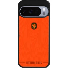 Google Pixel 10 / Pixel 10 Pro Case Hülle - Silikon schwarz Niederlande 2026 personalisierbares Fussballtrikot