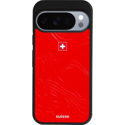 Google Pixel 10 / Pixel 10 Pro Case Hülle - Silikon schwarz Schweiz 2026 personalisierbares Fussballtrikot
