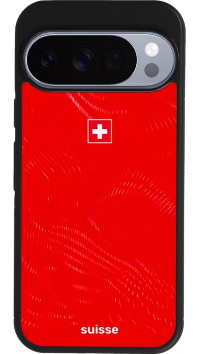 Google Pixel 10 / Pixel 10 Pro Case Hülle - Silikon schwarz Schweiz 2026 personalisierbares Fussballtrikot