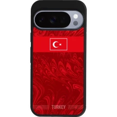 Google Pixel 10 / Pixel 10 Pro Case Hülle - Silikon schwarz Türkei 2026 personalisierbares Fussballtrikot