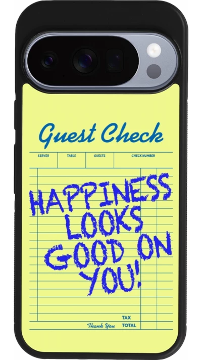 Google Pixel 10 / Pixel 10 Pro Case Hülle - Silikon schwarz Guest check 2026