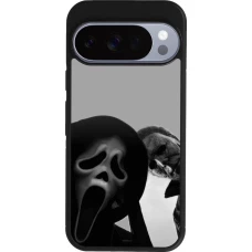 Google Pixel 10 / Pixel 10 Pro Case Hülle - Silikon schwarz Halloween 2026 Scream and Michael Myers