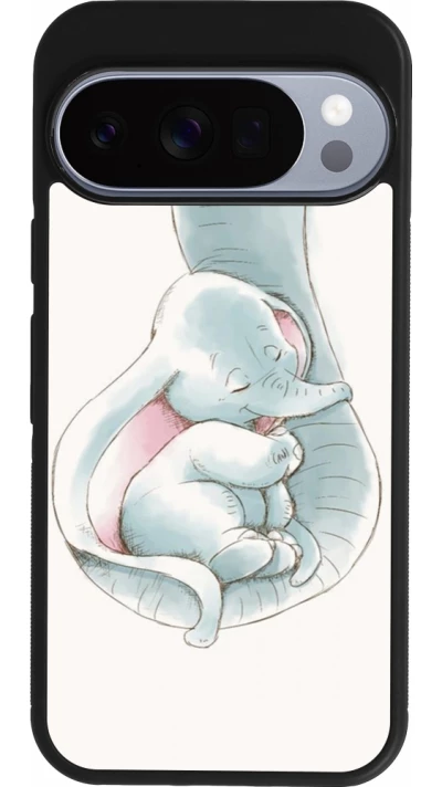 Google Pixel 10 / Pixel 10 Pro Case Hülle - Silikon schwarz Mom 1903