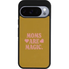 Google Pixel 10 / Pixel 10 Pro Case Hülle - Silikon schwarz Mom 2026 Are Magic