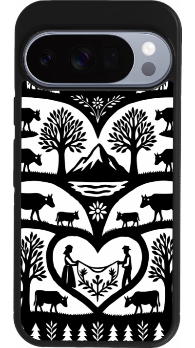 Google Pixel 10 / Pixel 10 Pro Case Hülle - Silikon schwarz Poya Schweiz 2