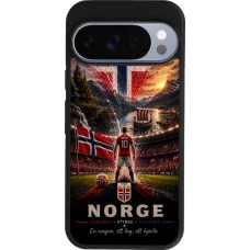 Google Pixel 10 / Pixel 10 Pro Case Hülle - Silikon schwarz Fussball Norwegen splash 2026