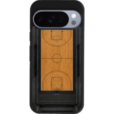 Google Pixel 10 / Pixel 10 Pro Case Hülle - Silikon schwarz Sports 2026 Basketball