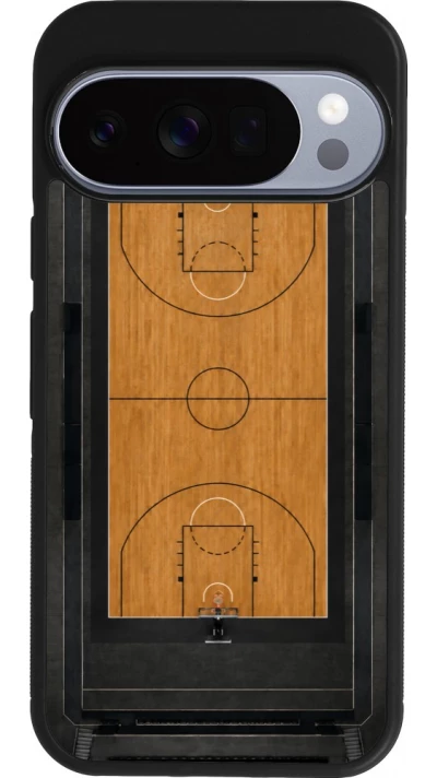 Google Pixel 10 / Pixel 10 Pro Case Hülle - Silikon schwarz Sports 2026 Basketball