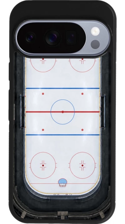 Google Pixel 10 / Pixel 10 Pro Case Hülle - Silikon schwarz Sports 2026 Hockey