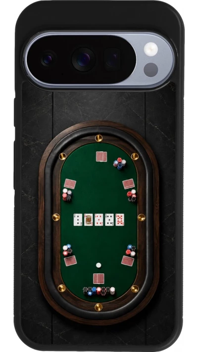 Google Pixel 10 / Pixel 10 Pro Case Hülle - Silikon schwarz Sports 2026 Poker
