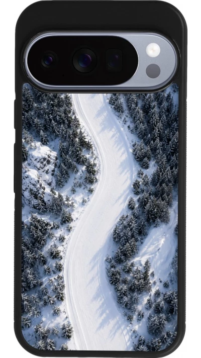 Google Pixel 10 / Pixel 10 Pro Case Hülle - Silikon schwarz Sports 2026 Ski